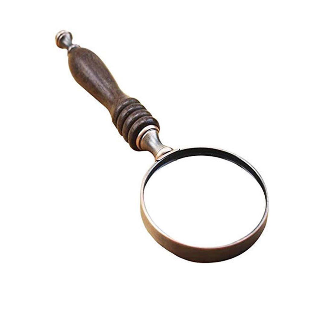 SaryEdge Handheld Magnifier,20X Reading Glass Loupe for Reading Book, Inspection, Coins, Rocks, Map,