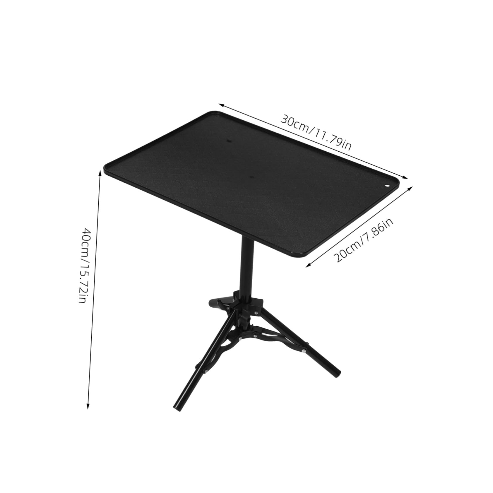 SUPVOX Staffa per Proiettore Treppiede in Lega Nera, Regolabile 32-60cm, Stabile e Salvaspazio, per Tavolini da Letto e Scrivanie,