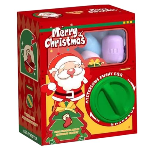 Máquina Gacha para Niños, Mini Máquina Expendedora de Cápsulas con Tema Navideño con 6 Muñecas Al Azar para la Venta de Cápsulas de Favor de Fiesta de Pascua de Navidad Máquina Gacha para Niños, Mini Máquina Expendedora de Cápsulas con Tema Navideño con 6 Muñecas Al Azar para la Venta de Cápsulas de Favor de Fiesta de Pascua de Navidad