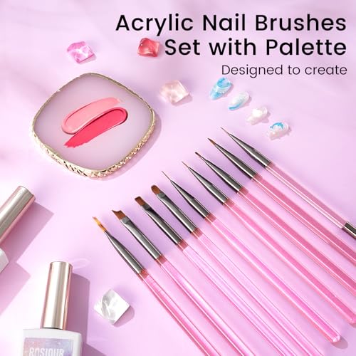 Paleta de esmalte gel para uñas 70 colores kit miniatura 5