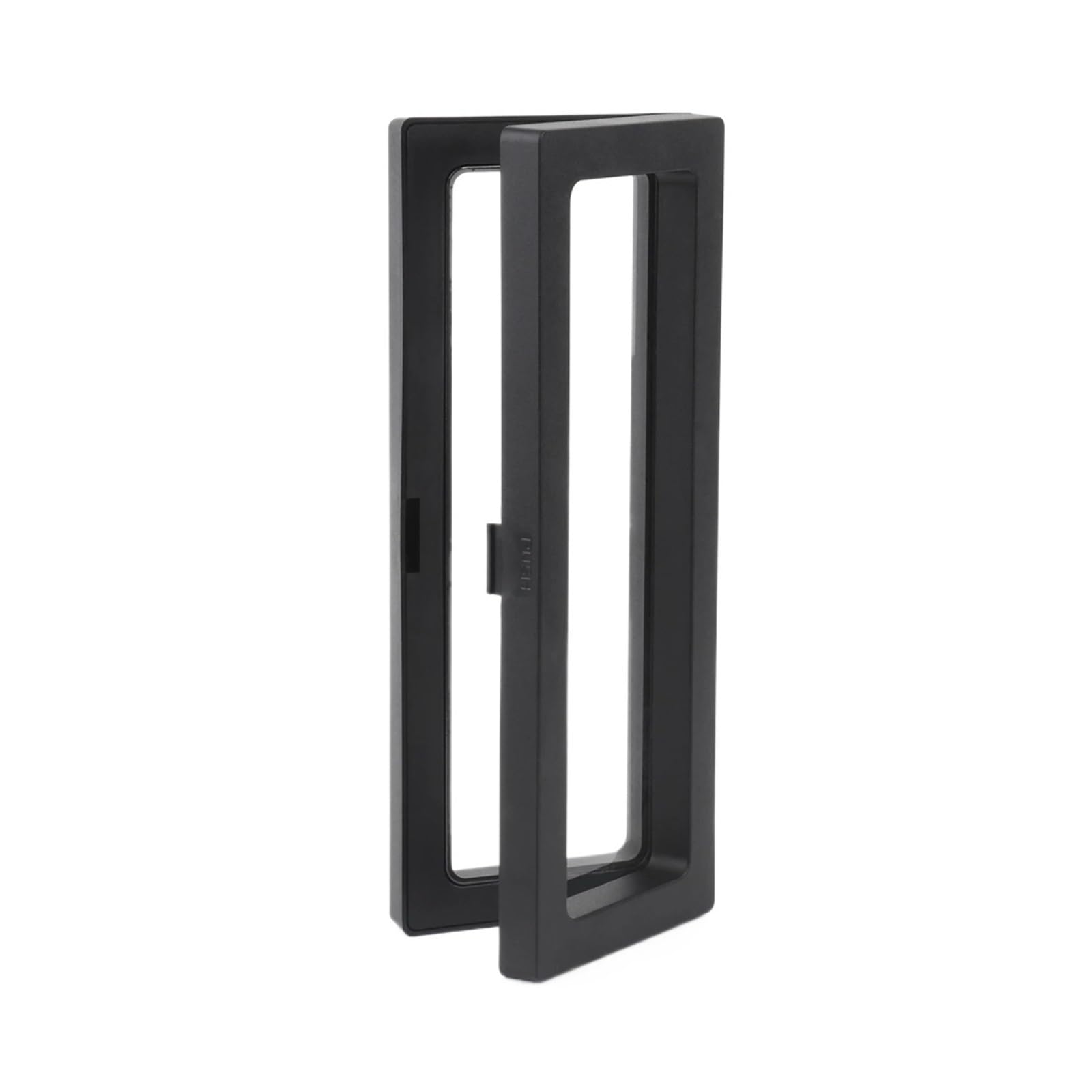 20pcs PE Film Jewelry Storage Box 3D Packaging Case Gemstone Free Stand Floating Frame Membrane Ring Earrings Necklace Display Holder For Earring Necklace Bracelet(Black-18x7cm)