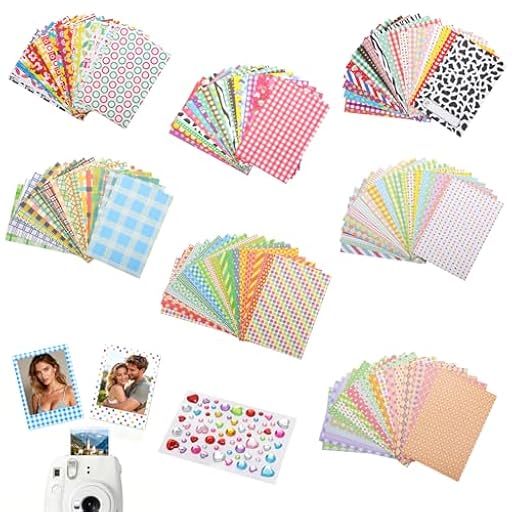 Juego de 140 pegatinas decorativas para marcos de fotos, 9 x 6 cm, para Fujifilm Instax Mini 9/8/7S/70/26/50S/90 | Ya disponible en tu tienda friki favorita! En mundofriki.es!