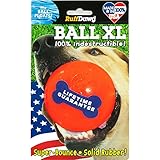 Ruff Dawg Ball XL Solid Rubber Dog Toy Large Assorted Neon Colors