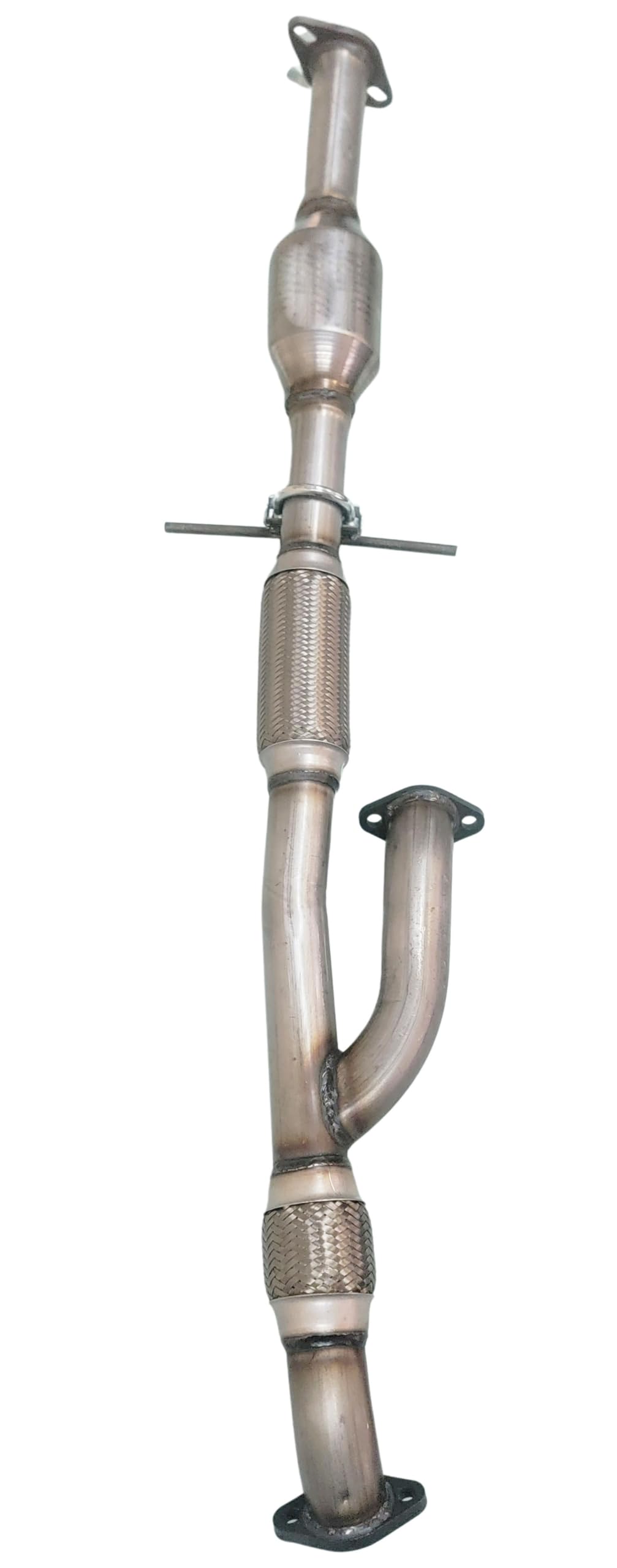 View 1 of ***STOCK PHOTO FOR REFERENCE ONLY***Exclusive Exhaust Rear Catalytic Converter Fits 2002 TO 2005 Hyundai Sonata 2.7L Flex Pipe Catalytic Converter