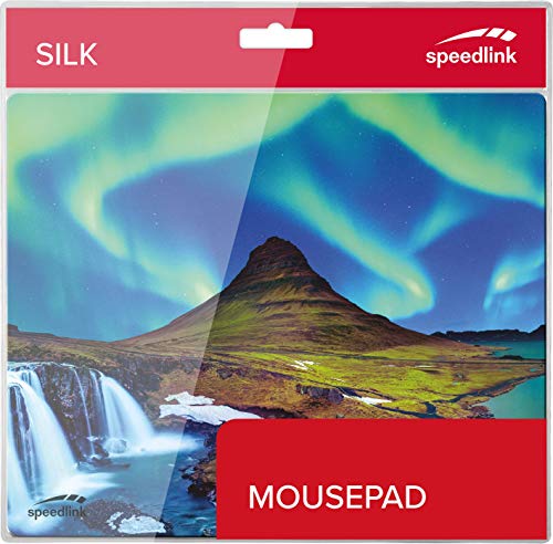 SILK tappetino per mouse - tappetino morbido, adatto a tutti i mouse, luci polari - Mousepad - Immagine 1