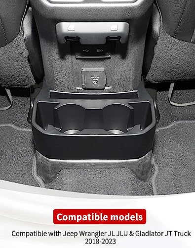 Portavasos trasero para Jeep Wrangler 2018-2023 JeCar miniatura 5