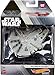 Hot Wheels Star Wars Starships Select Millennium Falcon Vehicle, Premium Collectable Replica with Movable Part & Display Stand
