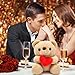 Imagen de DASIAUTOEM Oso de peluche con corazón rojo