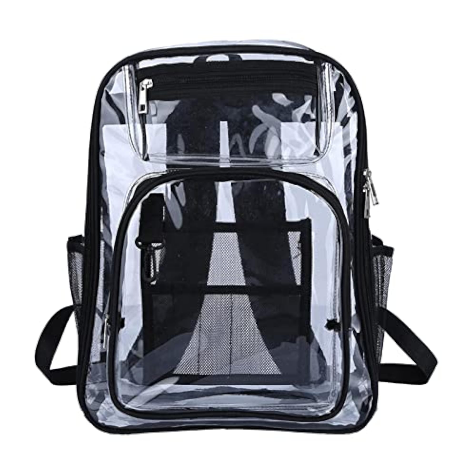 Transparent Backpack with Reinforced Strap