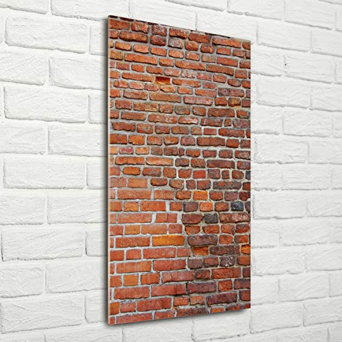 Impression sur verre acrylique Tulup 70x140 cm tableau plexiglas premium orange