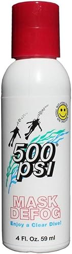 Máscara de 500 PSI Defog, tamaño 4 oz.