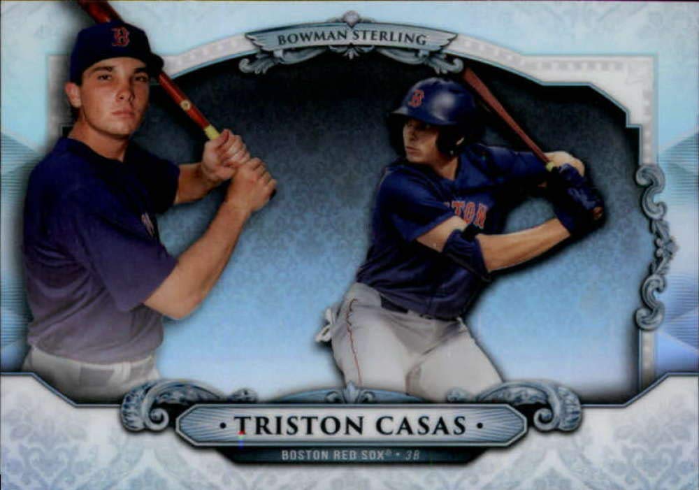 2018 Bowman Draft Sterling Continuity #BS-TC Triston Casas RC Boston Red Sox MLB Baseball Trading Card
