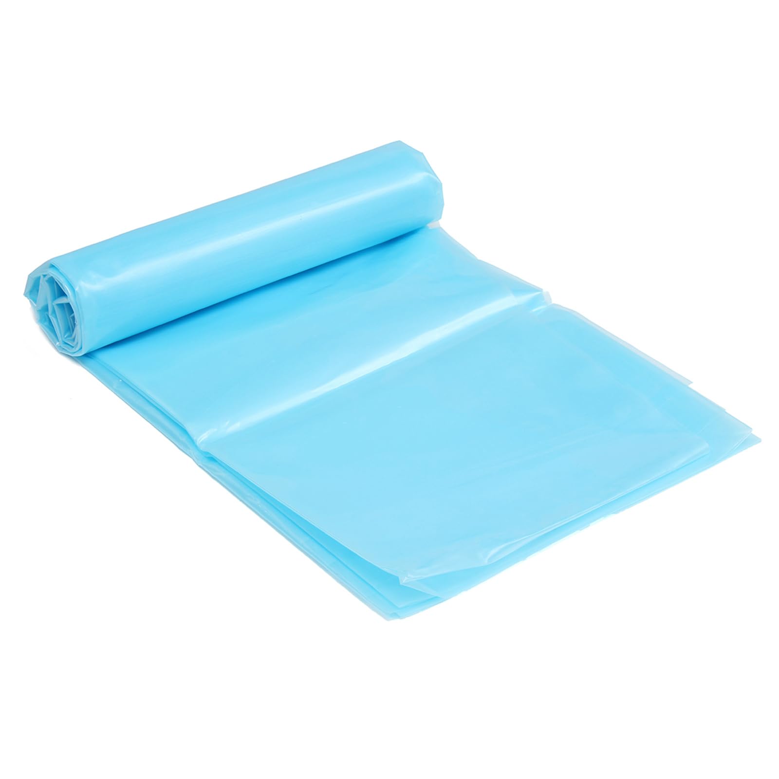 Rivestimento per laghetto in HDPE, 0,2 mm, facile da tagliare, robusto, per laghetti, torrenti, fontane, giardini acquatici, 2 x 2 m, colore: azzurro