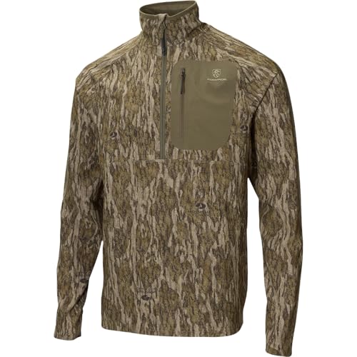Drake Waterfowl Men's Lightweight 1/2 Zip Pullover | Breathable DWR Hunting Layer w/Agion Active X2 & Zippered Chest Pocket2