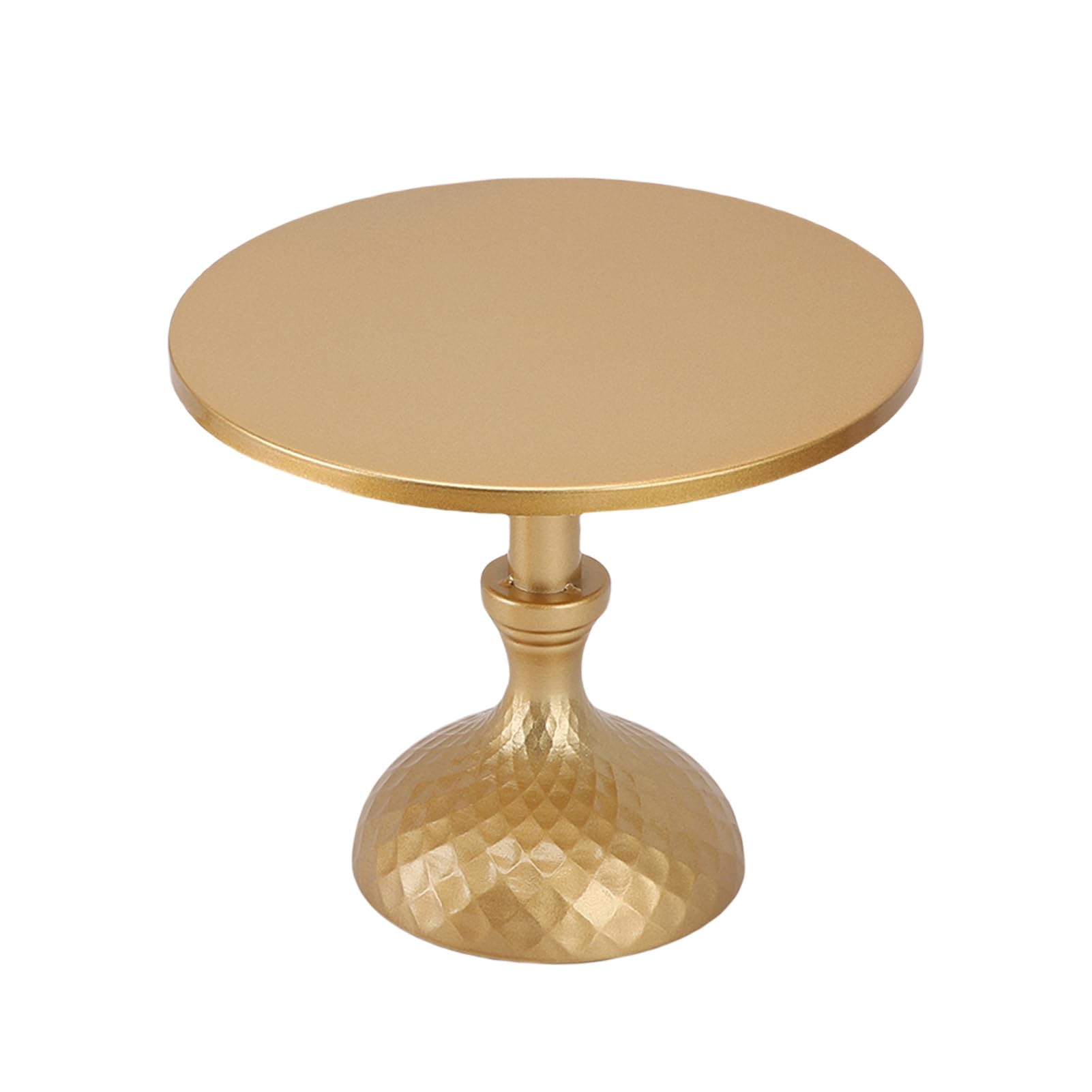 Tortenständer-Set mit Elegantem Gold-Finish und Rundem Fußdesign für Partys, Hochzeiten, Feiern, 3-teilige Eisenkonstruktion