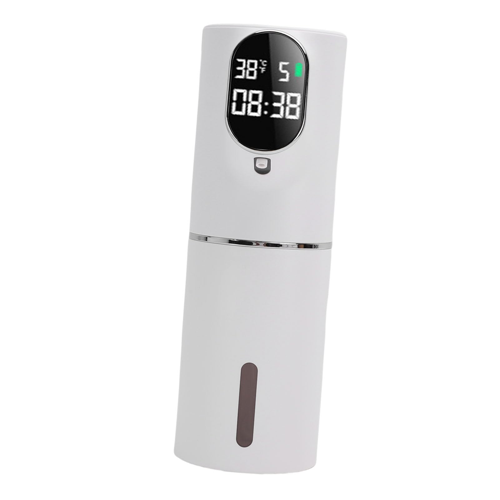 Dispensador automático de jabón espumoso, eléctrico sin Contacto, Recargable por USB, operado por Sensor para Cocina, baño, Material ABS, Capacidad de 320ml, tamaño 211x70mm (Blanca)