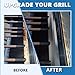 SafBbcue Summit Burner Support Brackets for Weber Summit E-620 E-650 E-670 Flavorizer Bars Brackets for Summit S-620 S-650 S-670, Replace Weber 64849 Summit Grill Center