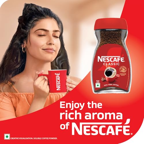 Image of Nescafe Classic Instant Coffee Powder | Great Start To Your Morning | 100% Pure Coffee | 500g Stabilo, Bag