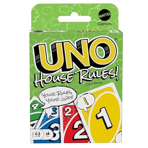 Mattel Games Juego de Cartas UNO Reglas Personalizadas, Juego de Mesa Familiar para inventar Tus propias Reglas, +7 años (HRL31) | Ya disponible en tu tienda friki favorita! En mundofriki.es! Mattel Games Juego de Cartas UNO Reglas Personalizadas, Juego de Mesa Familiar para inventar Tus propias Reglas, +7 años (HRL31) | Ya disponible en tu tienda friki favorita! En mundofriki.es!