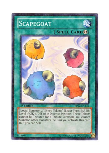 英語　スケープゴート　RP版　希少 Amazon.co.jp: 遊戯王 英語版 BP02-EN136 Scapegoat スケープ