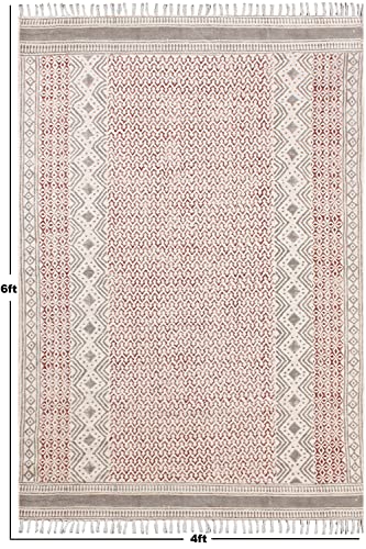Tapis de salle de bain bohème idéal pour réchauffer le sol de la cuisine ou d'un long couloir