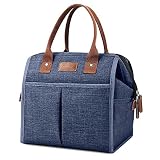 Lunch Bag for Women & Men, Large Insulated Lunch Box Cooler Tote Bags, Adult Reusable Lunch Boxes fo