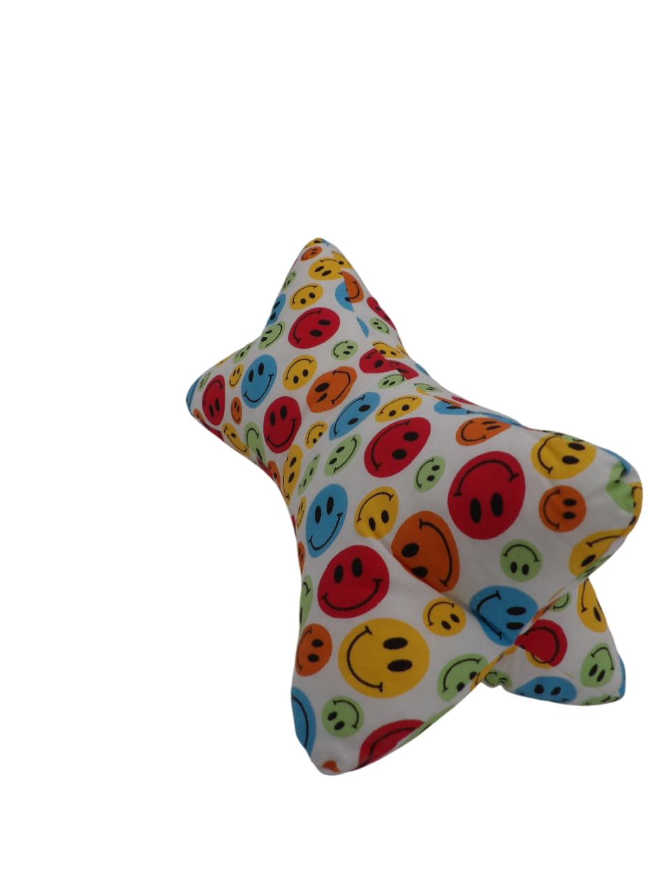 Manufaktur Martinshof Leseknochen Smiley, Nackenkissen, Nackenknochen, Nackenrolle,Lesekissen, Leseknochen, Buchstütze, Relaxkissen, Kissen, Nackenstütze, ergonomisch, Baumwolle, Gräser, Blätter