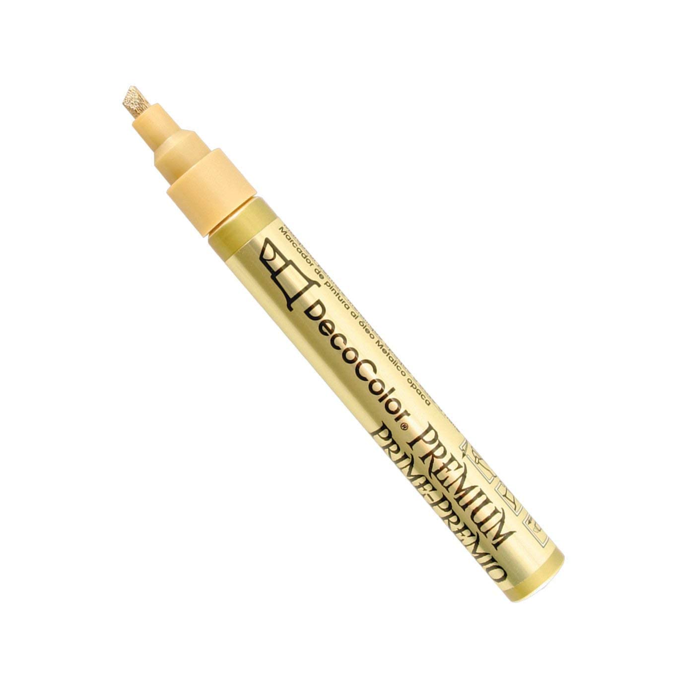 Uchida of America 350-CGLD DecoColor Premium 3 Way Chisel Point Pen, Gold