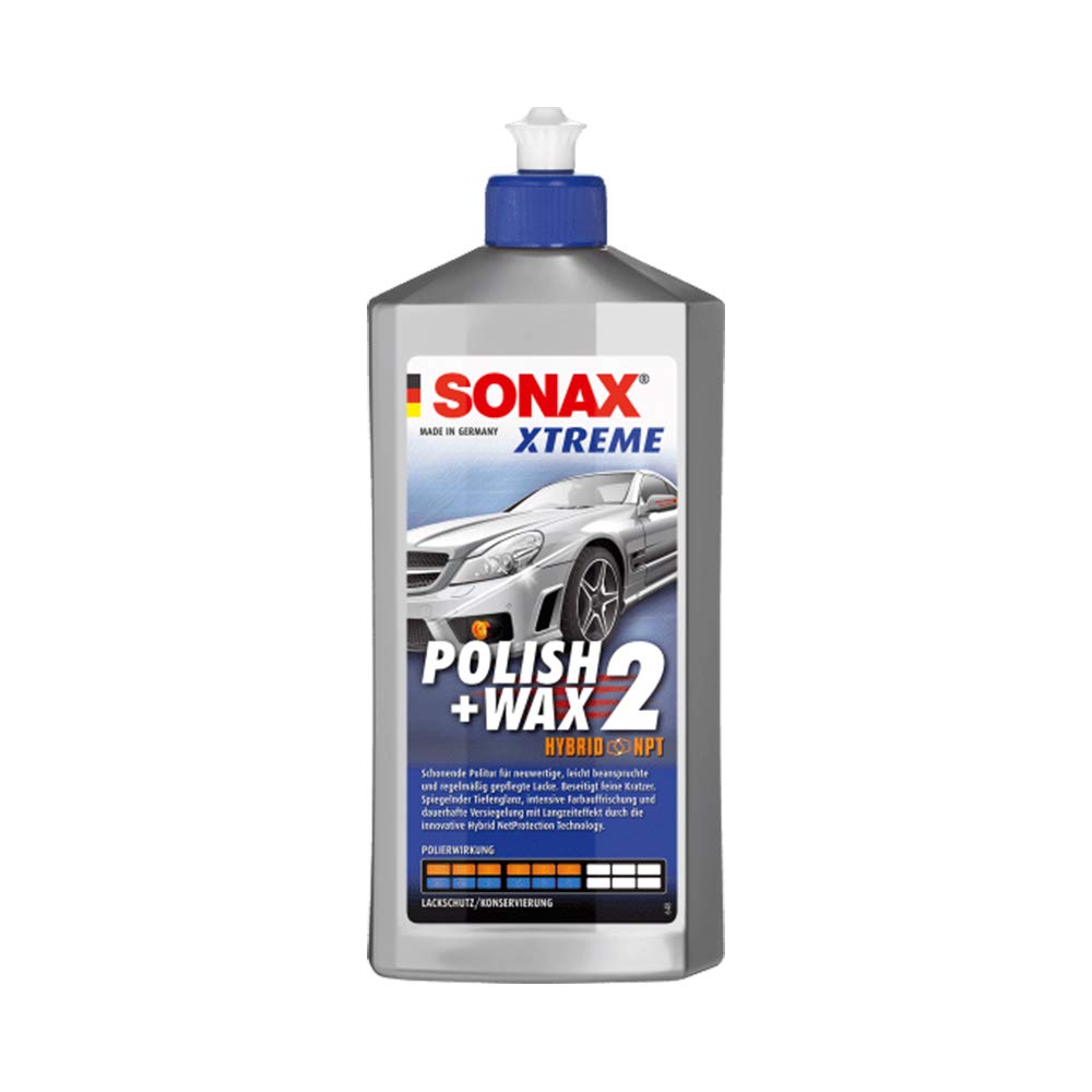 SONAX 3X 02072000 Xtreme Polish+Wax 2 Hybrid NPT Politur Wachs Pflege 500ml
