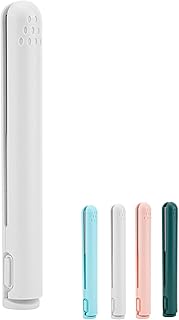 ミニ両用ヘアアイロン、ショートヘア用小型ヘアアイロンミニ、2 in 1 ミニヘアカーラー、USB 充電式、ポータブル。 (White)