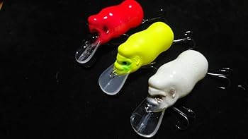 トップウォーター ルアー 3色セット Amazon.co.jp: ゴリラ型トップウォータールアー 3色セット バス