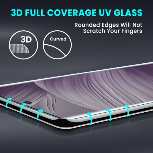 Image of FIRST MART Matte UV Tempered Glass for Vivo V29, Vivo V29e, Vivo V40, T2 Pro & iQOO Z7 Pro | Anti-Glare Curved Screen Protector, 9H Scratch Resistant, Fingerprint Compatible, Case-Friendly | Pack of 1