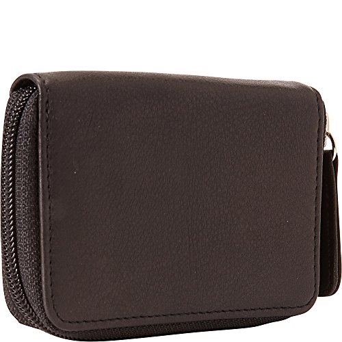 Eight Hook Zip Key Case with Valet, Brandy, One Size4