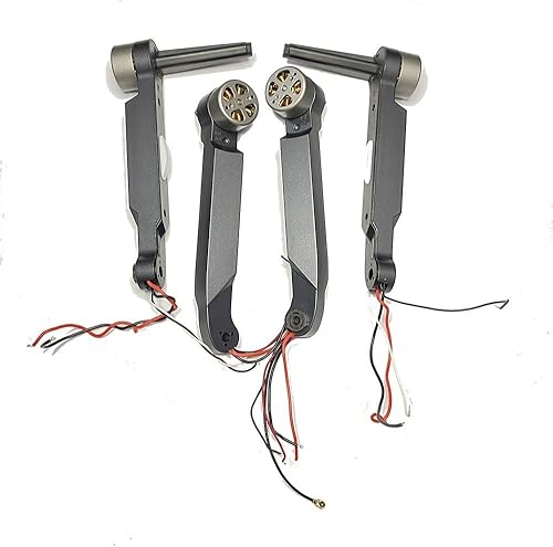 Miniatura 9 de Piezas de dron para KF106 MAX RC Drone Parts Body Shell Case Hélice Blade KF106MAX Kit de motor de brazo cuadricóptero fácil instalación (Color