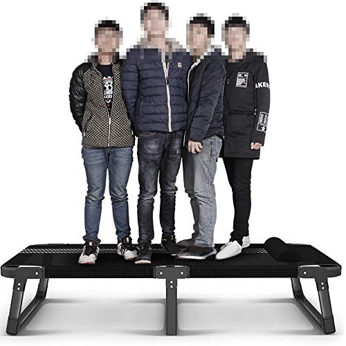 Lit de camping pliant et robuste avec structure simple pliable de luxe pour terrasse