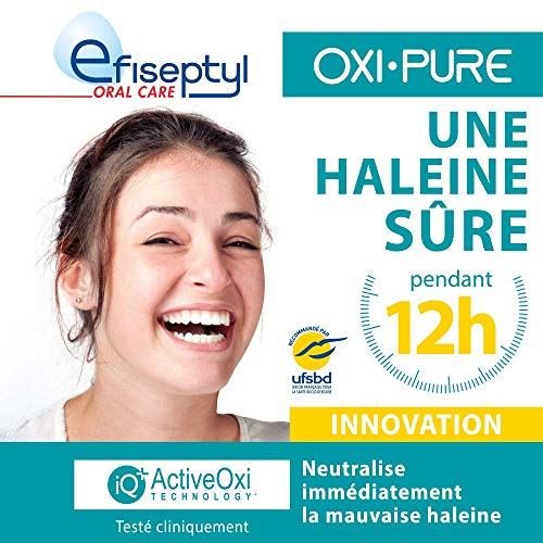 Efiseptyl - Mundspray zum Schutz von Mundgeruch Oxi-Pure – frischer Atem 12 Stunden – Wirksamkeit nachgewiesen – ohne Zucker und ohne Alkohol – 9 ml – Bild 4