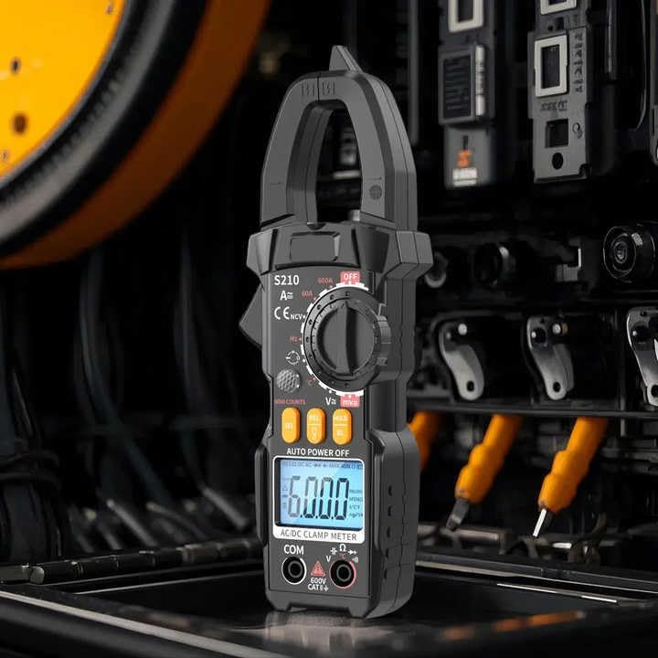 Multifunctional Clamp Meter 600A Current Voltages Resistance Capacitance Continuity Tester with NCV for Electricians Multimeter