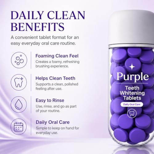 Teeth Whitening Tablets, Purple Teeth Cleaning Tablets — view 5
