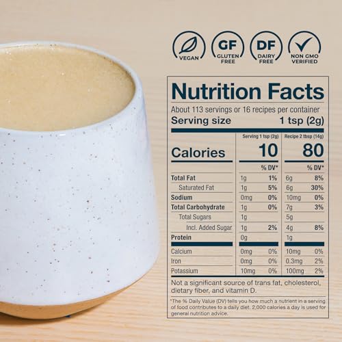 Laird Superfood Non-Dairy Superfood Creamer - Coconut Powder Coffee Creamer - Sweet & Creamy - Gluten Free, Non-GMO, Vegan - 16 oz. Bag, Pack of 1