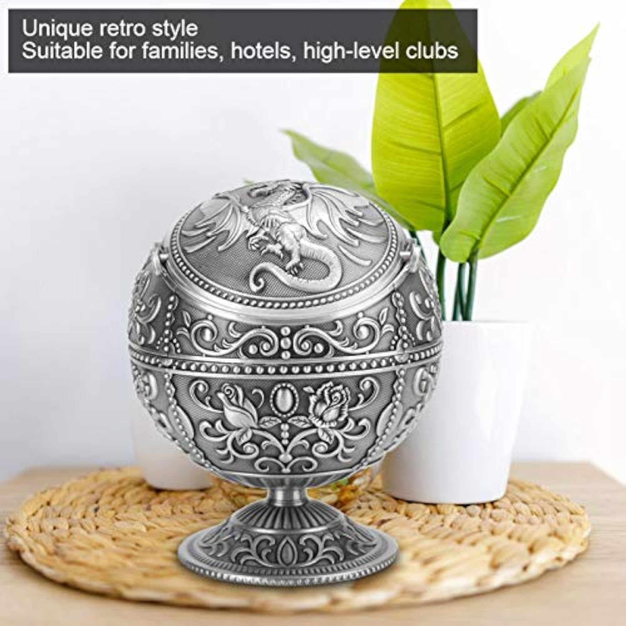 Durable Windproof Ashtray for Families and Hotels