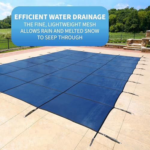 Blue Wave BWS360B 18-Ft X 36-Ft Rectangular In Ground Pool Safety Cover thumb #2