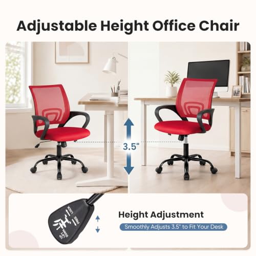 Image of DUMOS Ergonomic Home Office Chair, Executive Mesh Desk Chair, 2 Pack