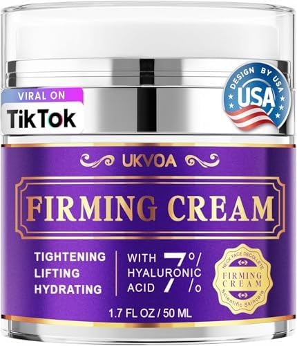 UKVOA Retinol Wrinkle Cream for Neck & Face, Anti-Aging Facial Mo...