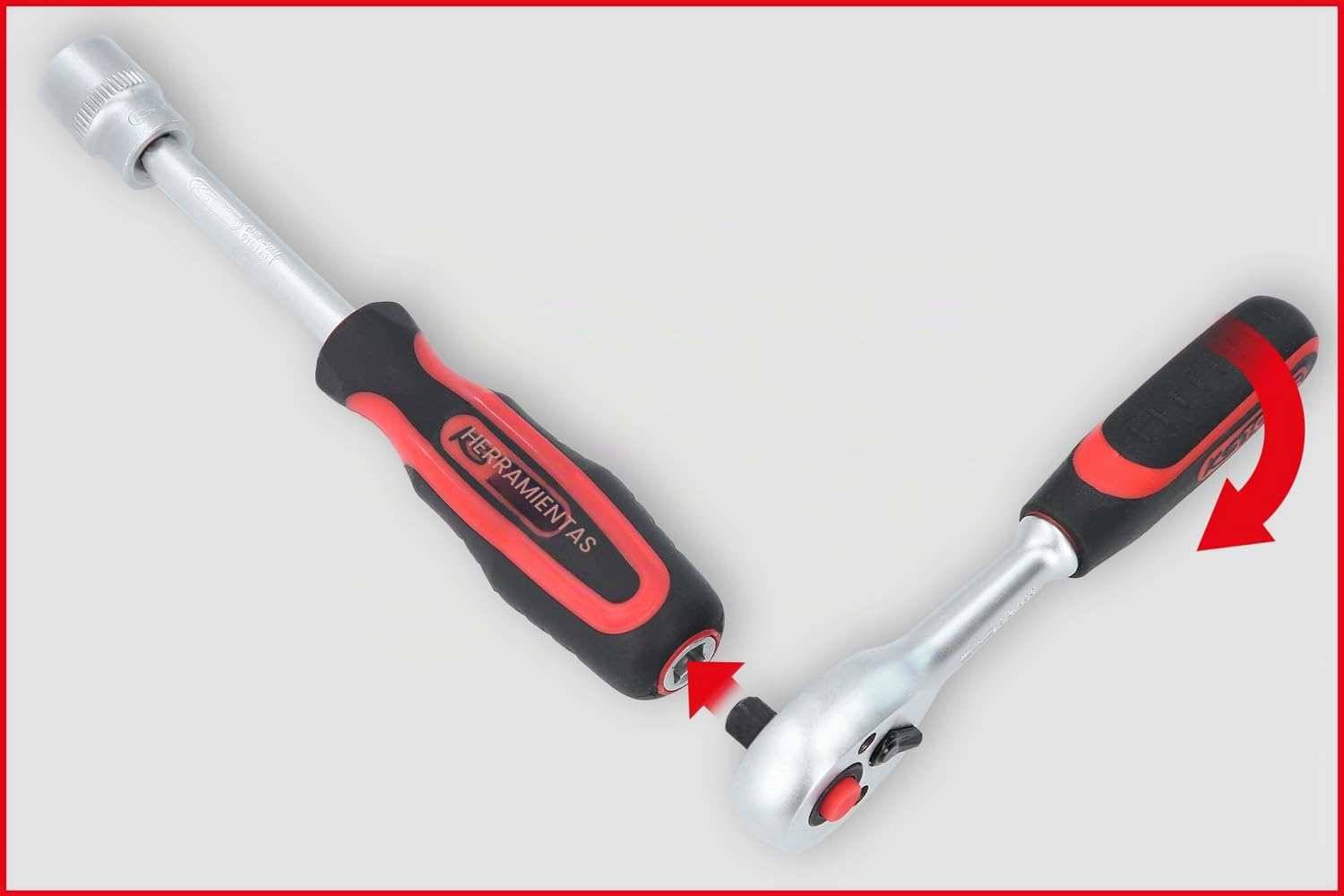 KS Tools 917.0779 1/4"+3/8"+1/2" Juego de llaves de vaso, 179 pzs