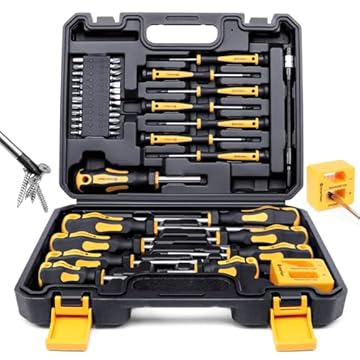 screwdriver set with magnetic tip