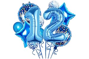 12 Year Old Foil Balloon Set