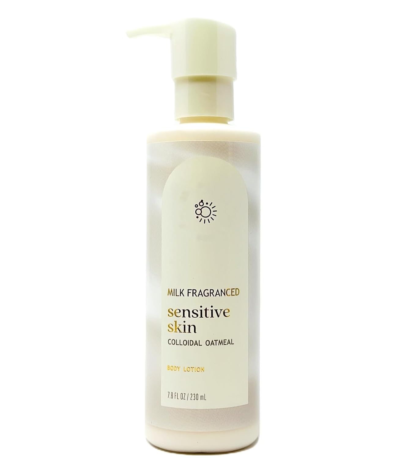 Bath and Body Sensitive Skin Milk Fragranced Body Lotion 7.8 fl oz / 230 ml Fragrance notes: sugared oats and whipped milk (Pack of 1)