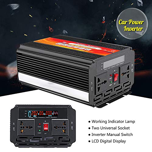 UMei 8000W Car Power Inverter DC 12V to 110V AC Converter with LCD Display Truck/RV Inverter for Home RV Camping Van Life Off Grid,US Stock