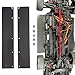 MORLORDY 2Pcs Carbon Fiber RC Chassis Side Skirts Side Panels Widening Kit (46mm/ 56mm) for 1/7 Felony & Infraction V2 6s BLX All-Road Truck RTR Upgrade Part(56MM)