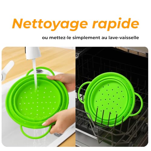 Passoire silicone sans BPA CLOVE à structure solide et robuste - 6